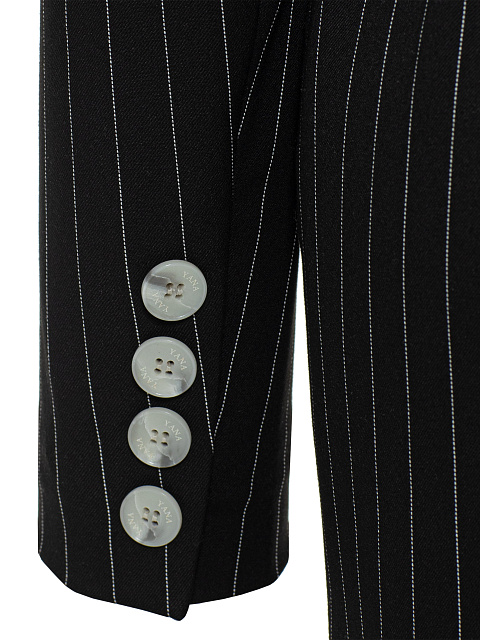 Черное платье-мини в полоску, 4 Черное платье-мини в полоску, 4