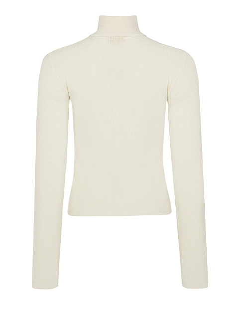 Белая водолазка из кашемира и шелка, 2