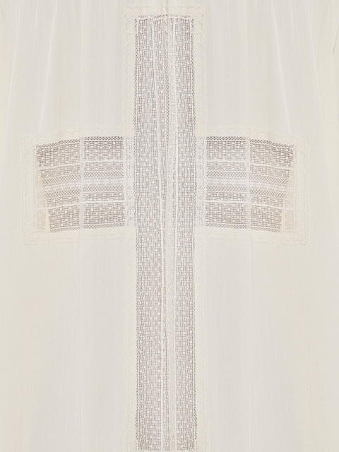 Молочное хлопковое платье-рубашка, 4 Молочное хлопковое платье-рубашка, 4