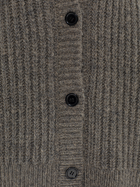 Серый кардиган с капюшоном, 6