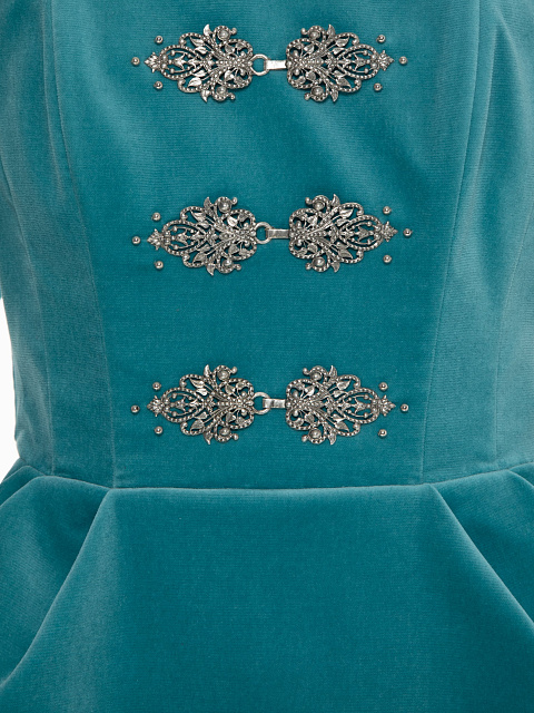 Платье-мини из бархата, 3 Платье-мини из бархата, 3