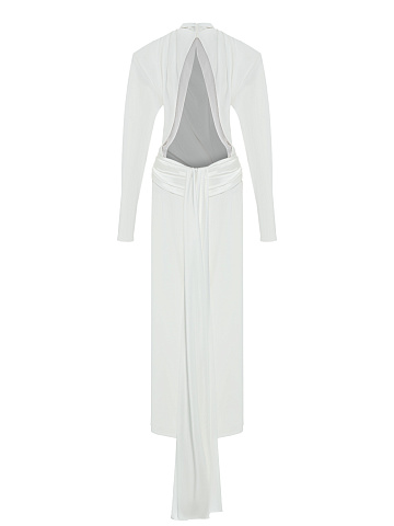 Белое платье-макси, 2