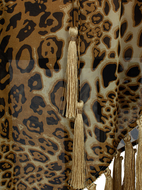 Асимметричное платье-мини с леопардовым принтом, 3