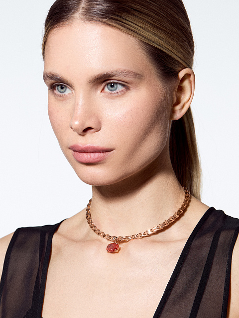 Колье «Dragon» из розового золота с бриллиантом LG, 2