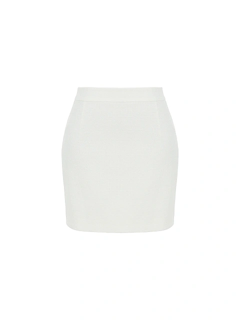 Белый костюм-тройка с цветочной вышивкой, 5