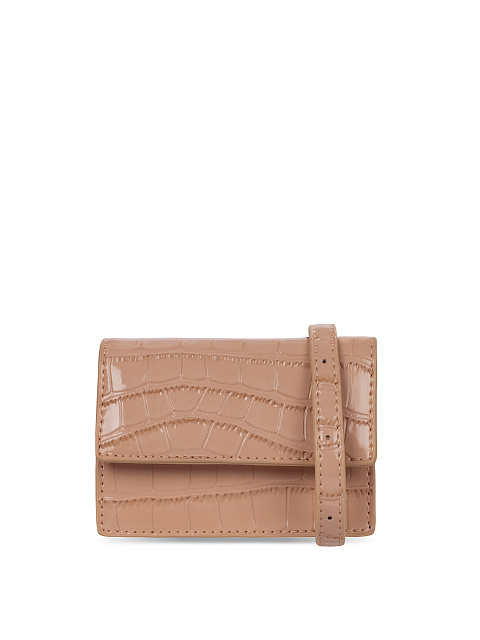 Бежевая поясная мини-сумка, 4 Бежевая поясная мини-сумка, 4