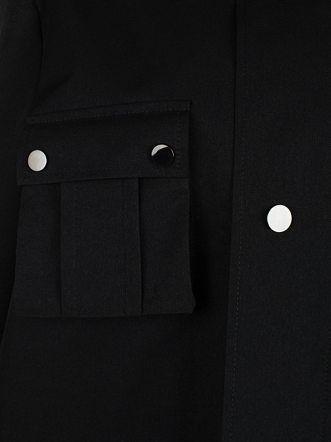 Черная хлопковая парка, 4