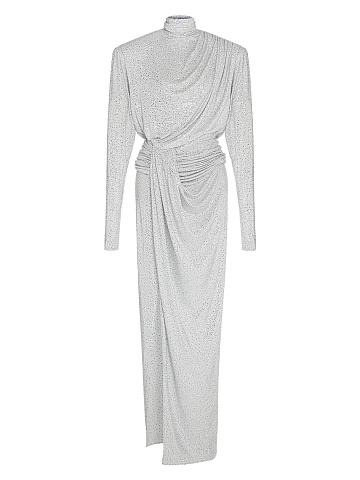 Платье-макси со стразами, 1