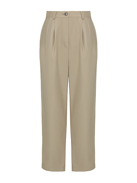 Бежевый костюм из денима, 3