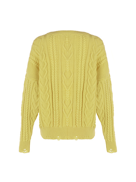 Желтый свитер с косами, 2 Желтый свитер с косами, 2