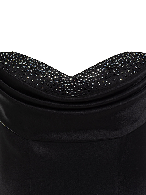 Платье-мини из шелка и бархата, 3 Платье-мини из шелка и бархата, 3