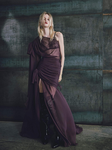 Платье-макси из шелка, 1