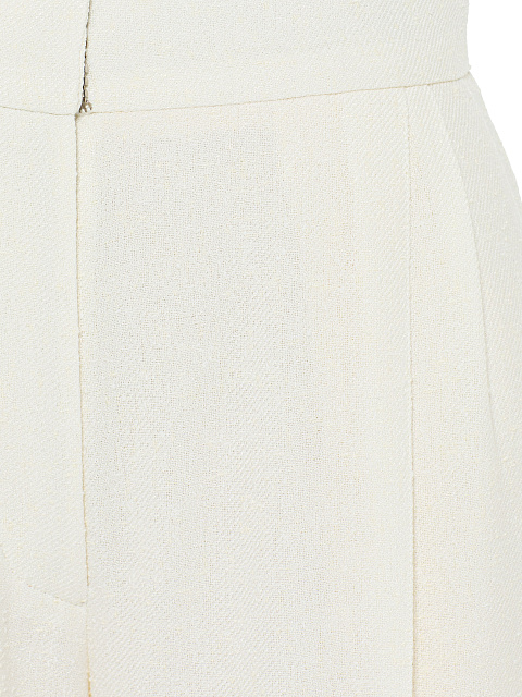 Молочный костюм-двойка из твида, 9