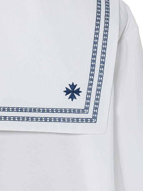 Белый комплект из юбки-миди и укороченной рубашки, 5