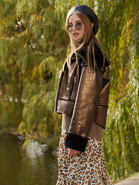 Бронзовая куртка из овчины, 5