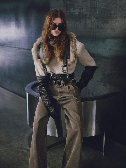 Черный кожаный ремень, 4