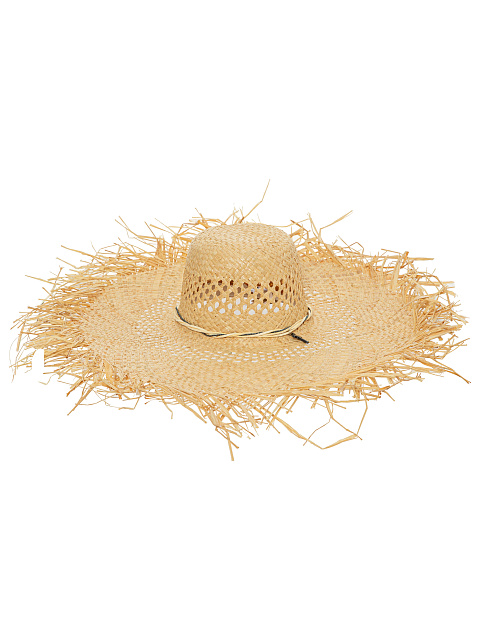 Соломенная шляпа с камнями и крестом, 1