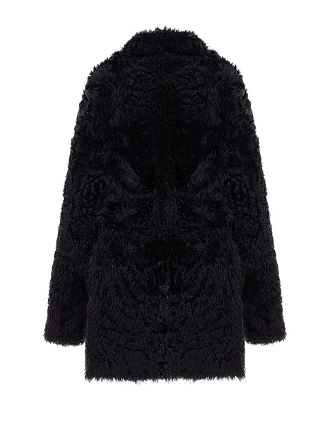 Черная двусторонняя шуба из овчины, 2 Черная двусторонняя шуба из овчины, 2