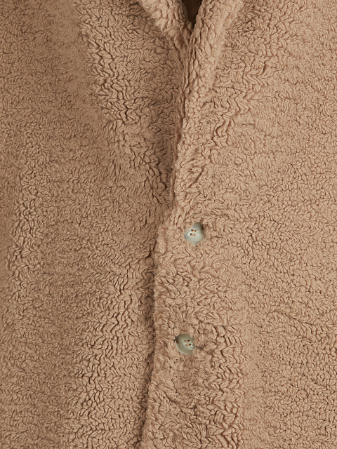 Коричневая шуба из эко-меха, 3