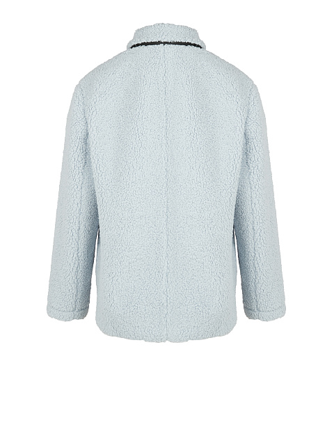 Голубой жакет из эко-меха, 3 Голубой жакет из эко-меха, 3
