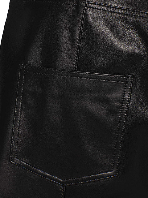 Черные брюки из кожи, 4