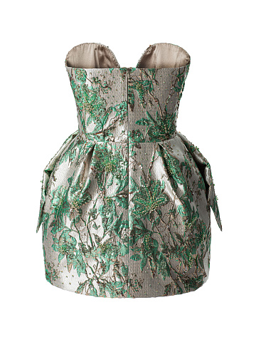 Платье-мини с вышивкой, 2