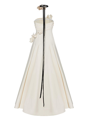 Платье-макси из тафты, 2