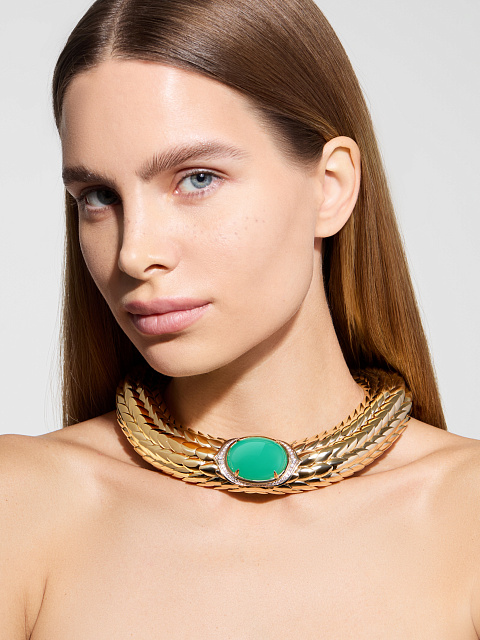 Колье с хризопразом, 2