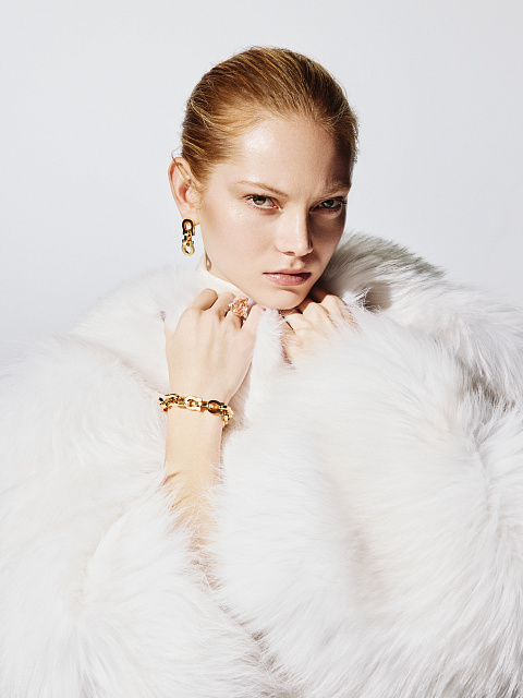 Браслет-цепь из желтого золота, 2