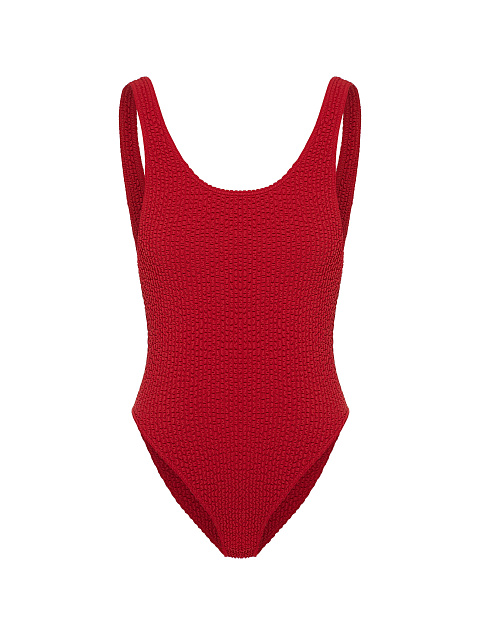 Слитный купальник бордового цвета, 1