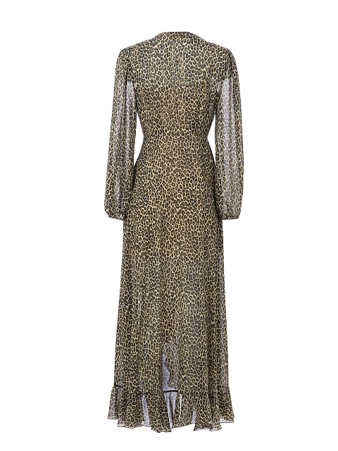 Шифоновое платье с леопардовым принтом, 2