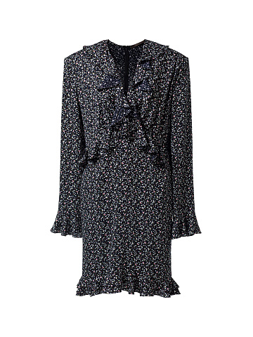 Платье-миди из вискозы, 1