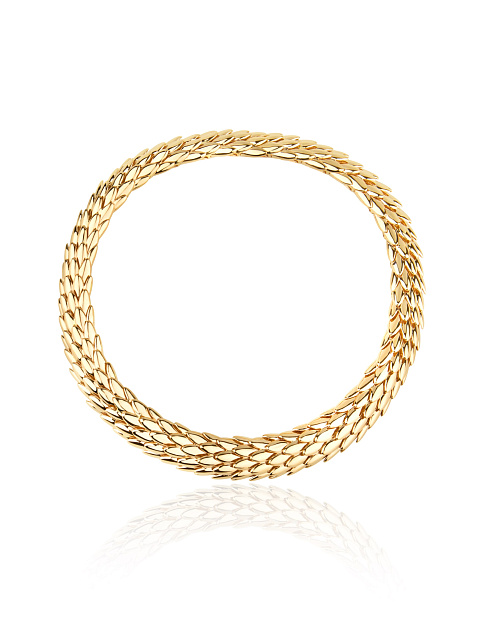 Колье "Dragon" из желтого золота, 3