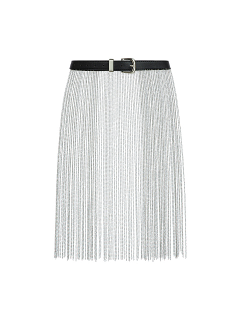 Черный ремень с цепочками, 1