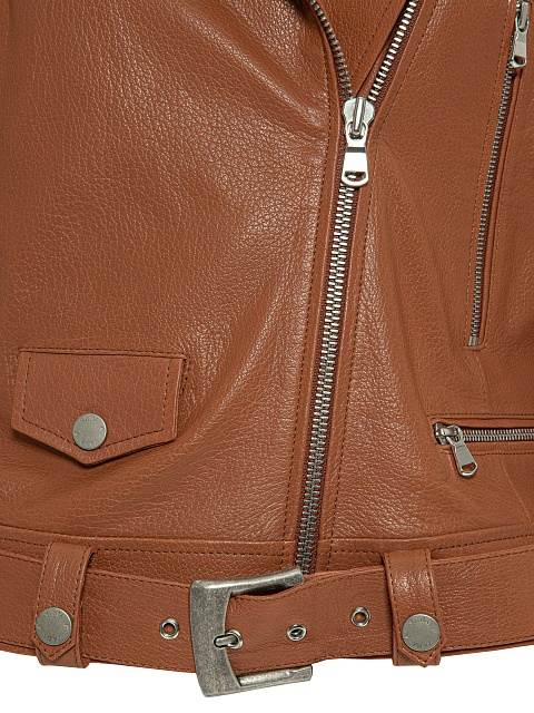 Коричневая кожаная косуха, 3