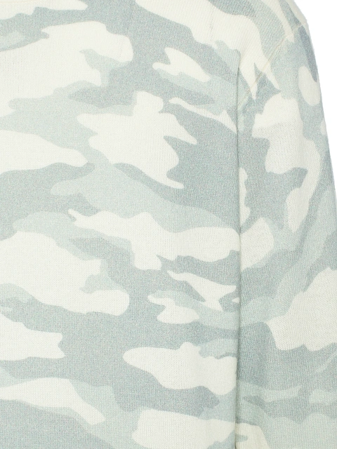 Белый мужской джемпер из кашемира с принтом, 3