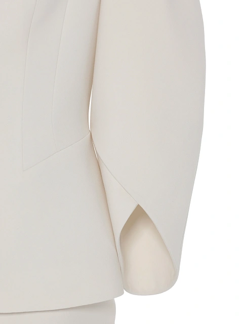 Белый костюм-двойка с брюками клеш, 7 Белый костюм-двойка с брюками клеш, 7
