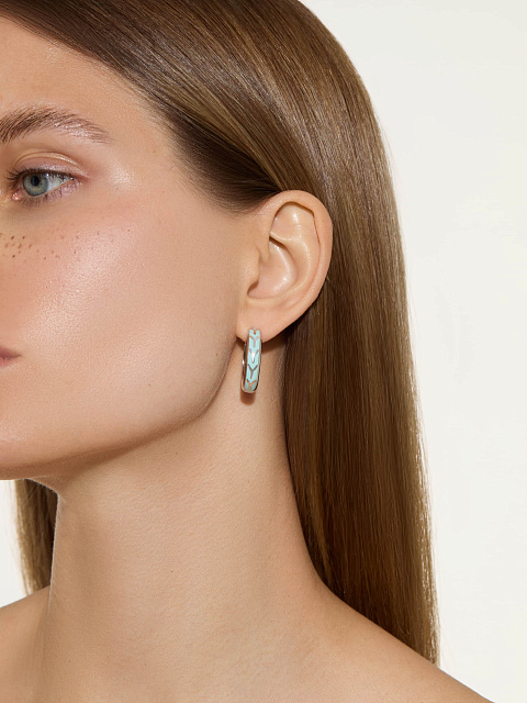 Хупсы с эмалью Paraiba Color, 2