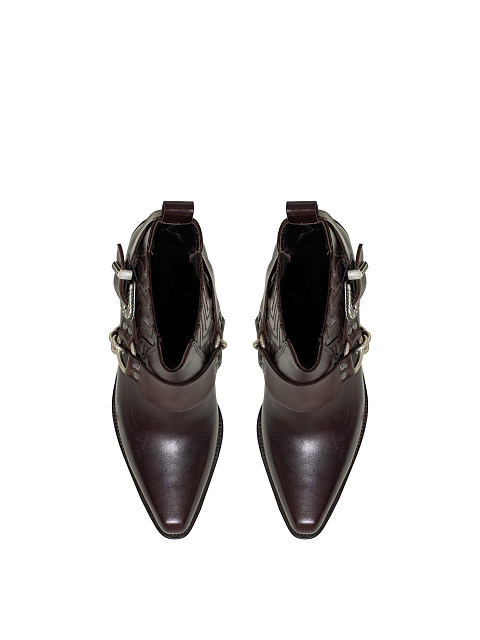 Коричневые кожаные казаки, 4 Коричневые кожаные казаки, 4