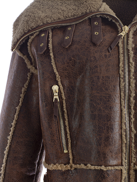 Укороченная дубленка из овчины, 3