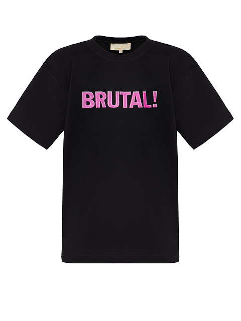Черная хлопковая футболка Brutal, 1