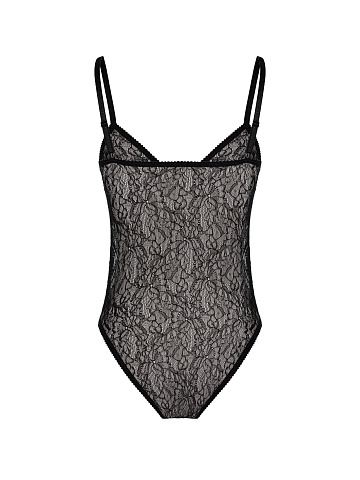 Черное боди из кружева, 2