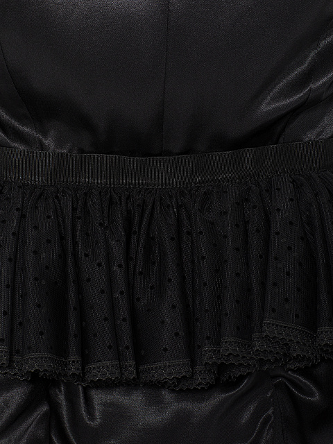 Черный жакет из шерсти, 4