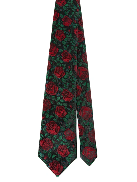 Черный галстук с розами, 1