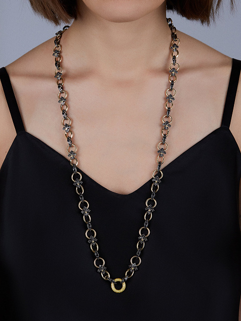 Колье с кулоном в виде тигра из золота, черных и желтых бриллиантов и жемчуга, 8 Колье с кулоном в виде тигра из золота, черных и желтых бриллиантов и жемчуга, 8