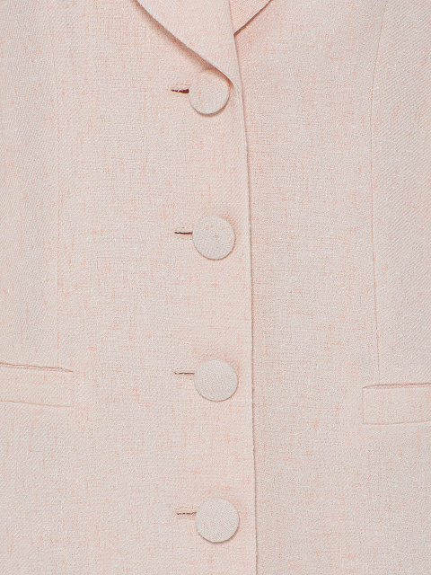 Светло-розовое платье из твида, 6