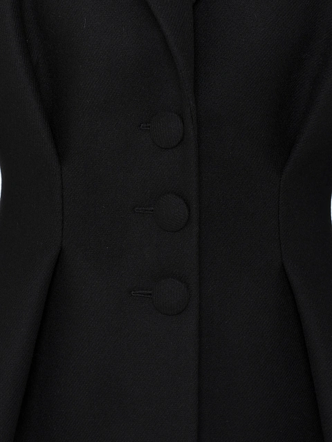 Черное короткое пальто из шерсти, 3 Черное короткое пальто из шерсти, 3