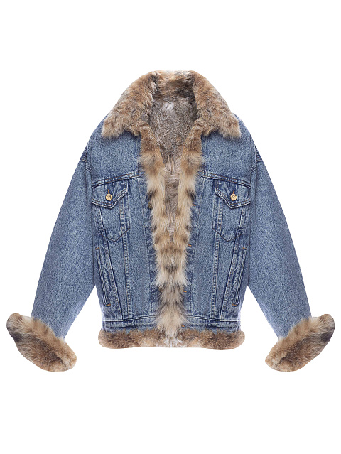 Джинсовая куртка на мехе бобкэт, 1