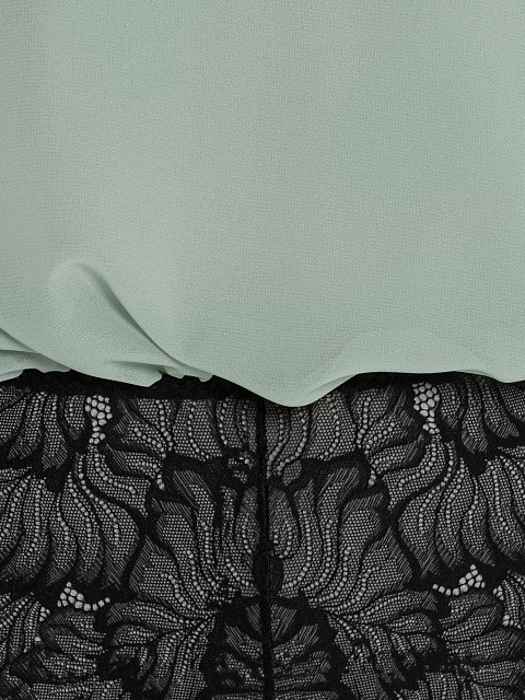 Мятная блуза-боди с кружевом, 4 Мятная блуза-боди с кружевом, 4