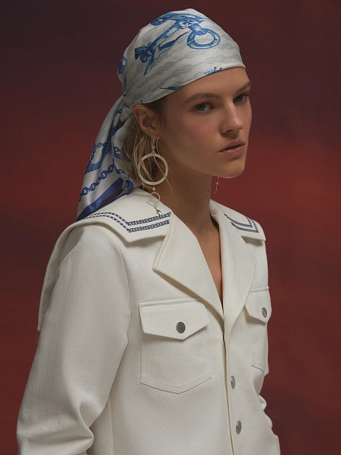 Серьги из белого золота с бриллиантами, жемчугом и перламутрами, 6